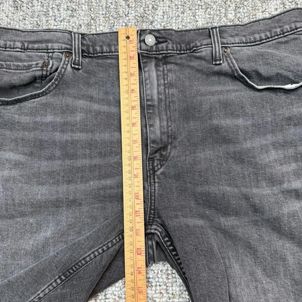 Levi's 405 Shorts Mens Size 40 Stretch Casual Denim Cut Off Jorts Black